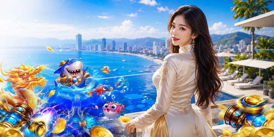 Toàn cảnh đánh cá bắn cá với áo dài truyền thống tại Nha Trang